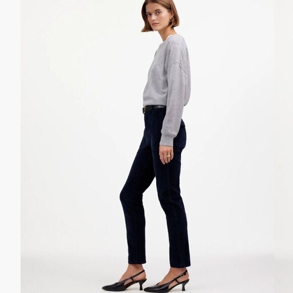 Madewell ns284 Navy The Slim Straight Utility Pant in Garment Dye Corduroy - Picture 4 of 14